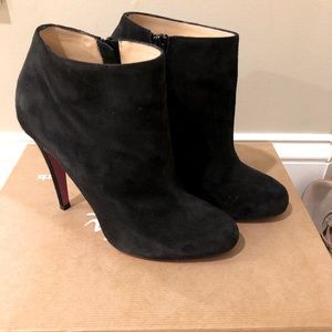 COPY - Christian Louboutin Belle 100 Suede Black sz 36.5